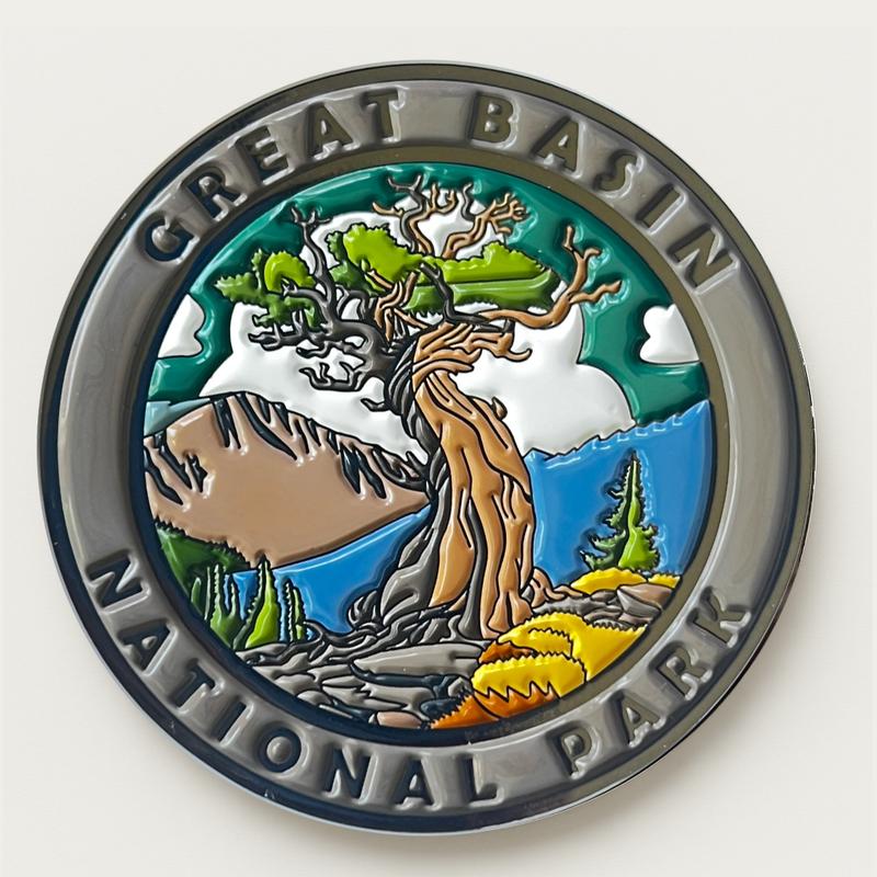  Great Basin National Park Magnet – Ancient Bristlecone Pine | 52mm Black Nickel Enamel