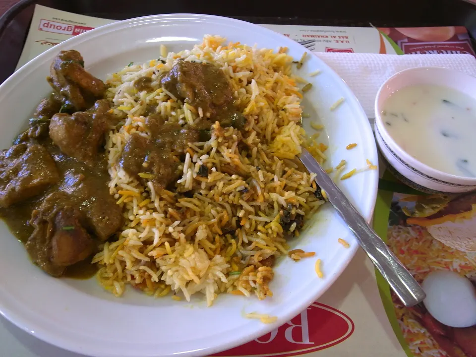 Ambur biryani, reference photograph for the food guide
