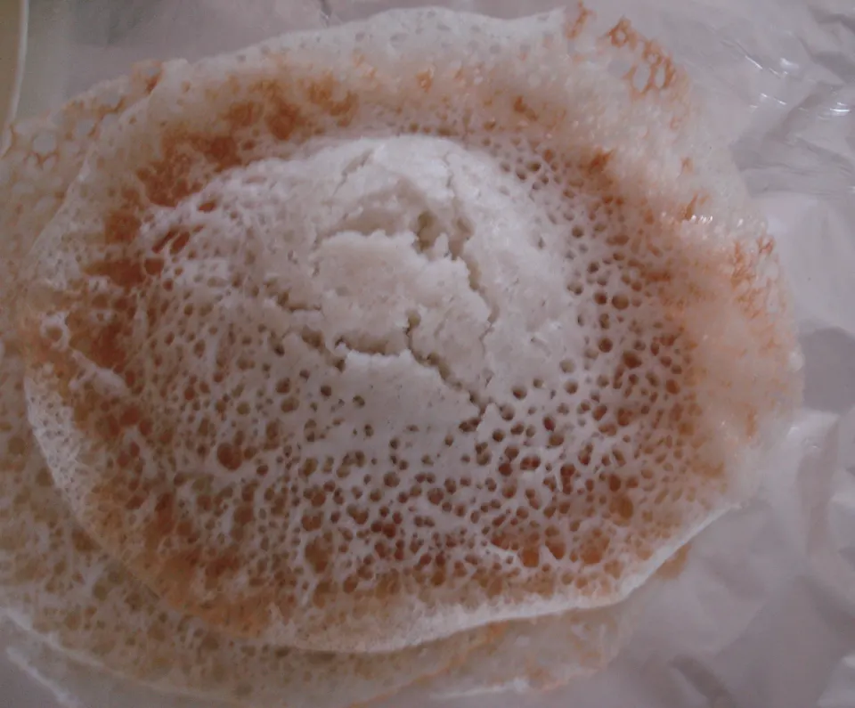 appam, reference photograph for the food guide