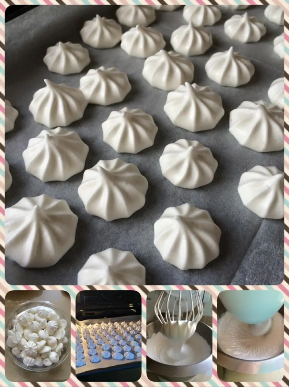 aquafaba meringue, reference photograph for the food guide