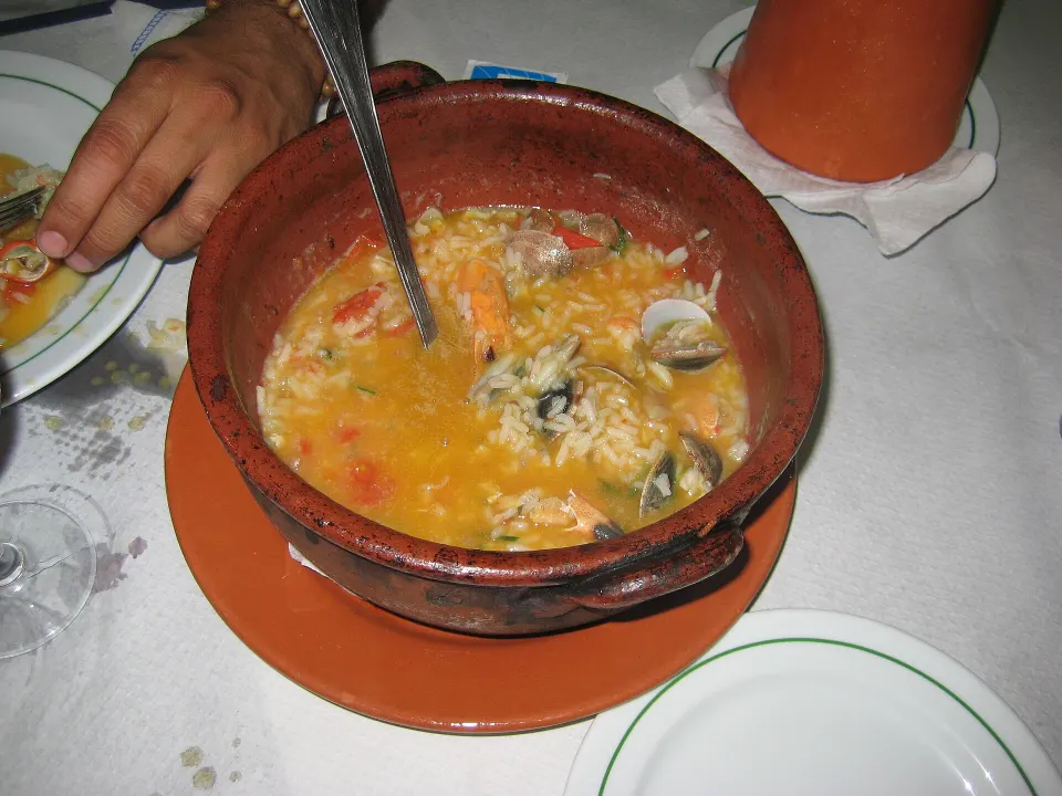 arroz de marisco, reference photograph for the food guide