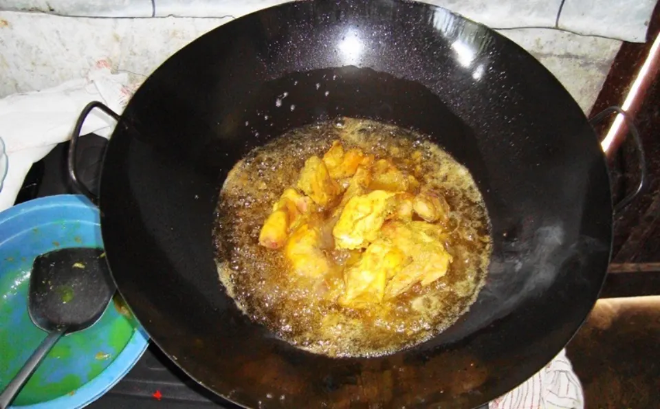 Ayam goreng, reference photograph for the food guide