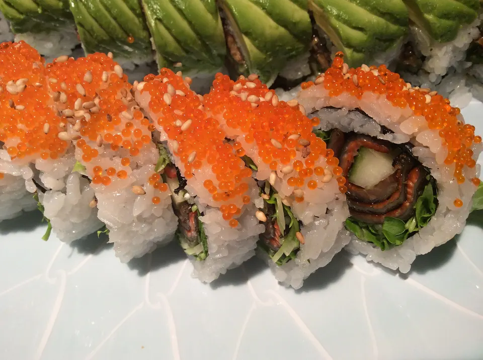 B.C. roll, reference photograph for the food guide