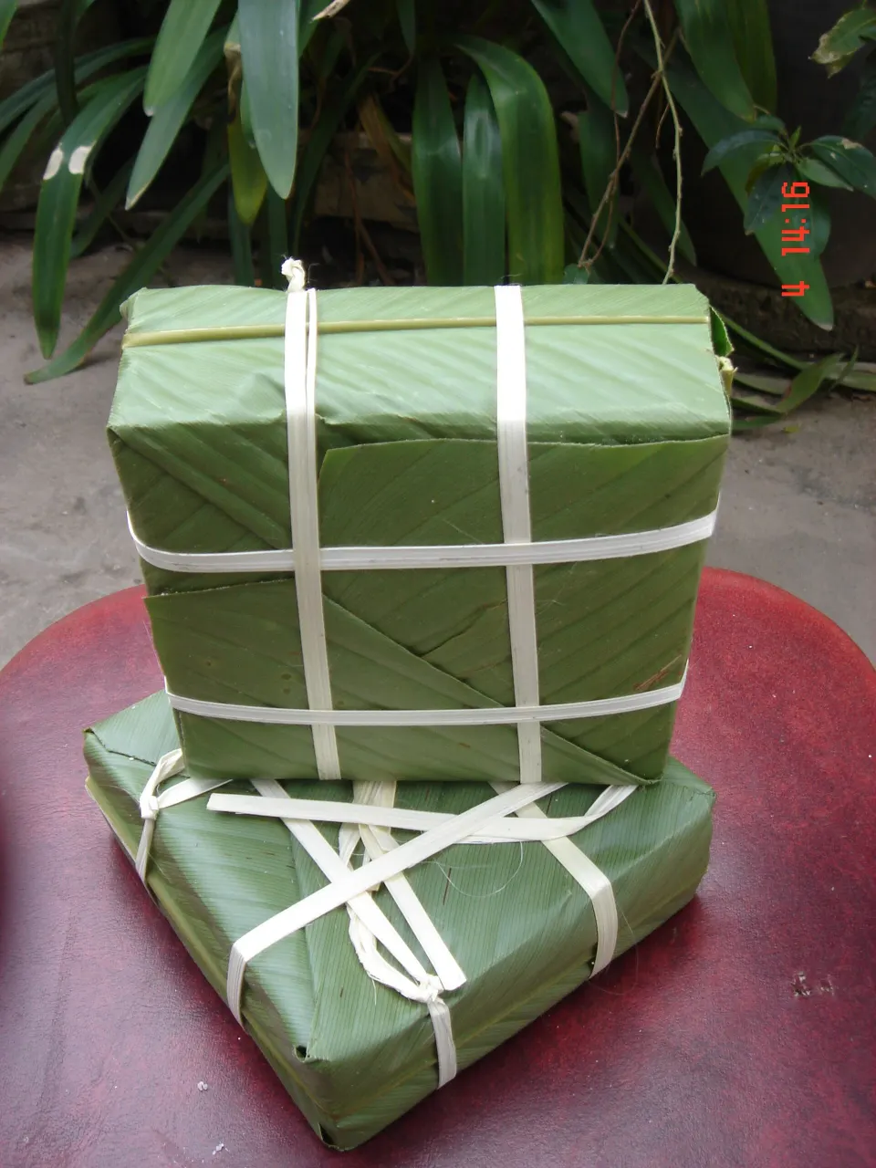 bánh chưng, reference photograph for the food guide