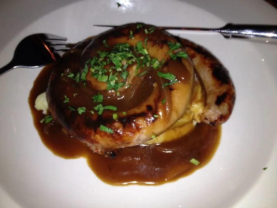 bangers and mash