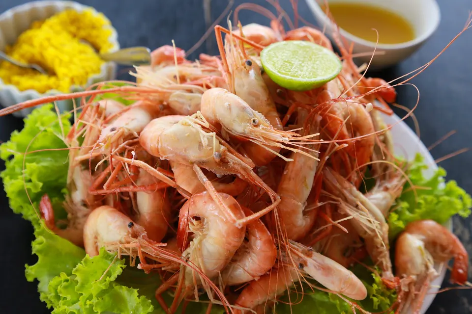 Camarão no Bafo, reference photograph for the food guide