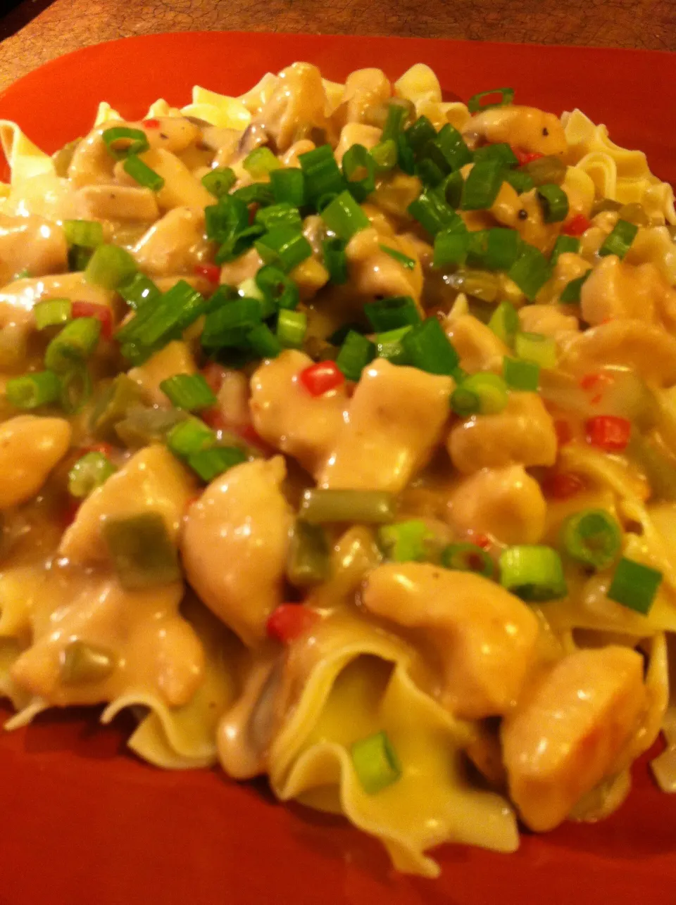 chicken à la King, reference photograph for the food guide