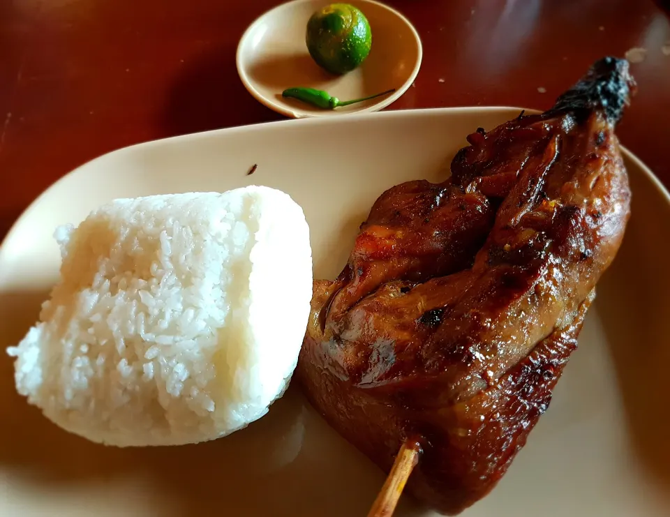 chicken inasal, reference photograph for the food guide