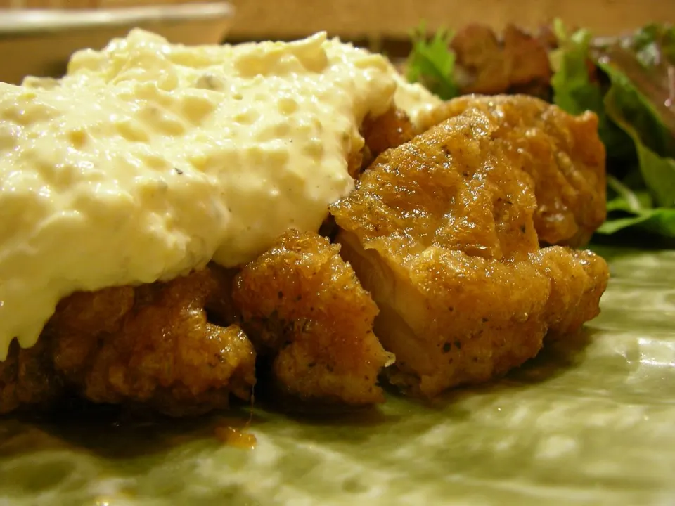 chicken nanban, reference photograph for the food guide