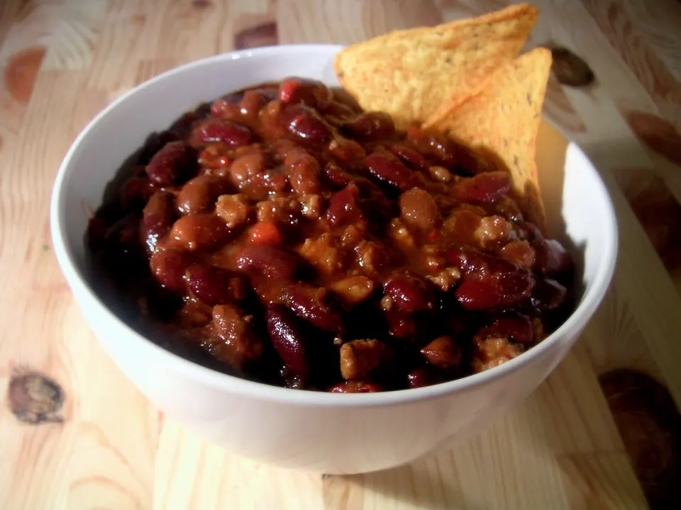 chili, reference photograph for the food guide