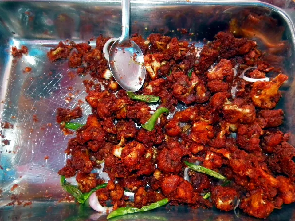 Chilly Gobi, reference photograph for the food guide