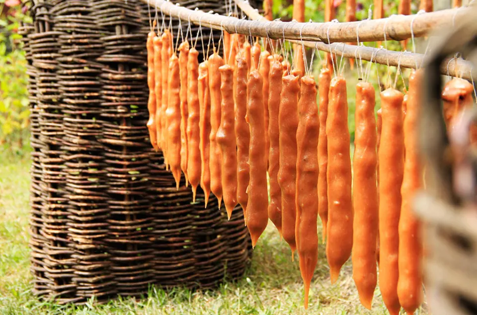 Churchkhela, reference photograph for the food guide