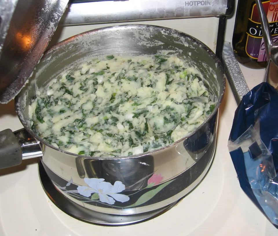 colcannon, reference photograph for the food guide