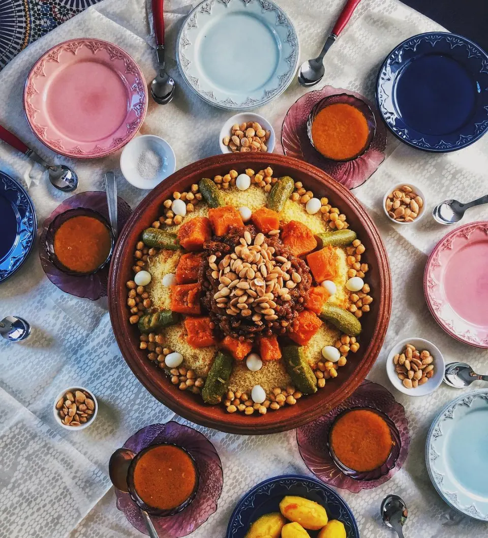 couscous, reference photograph for the food guide