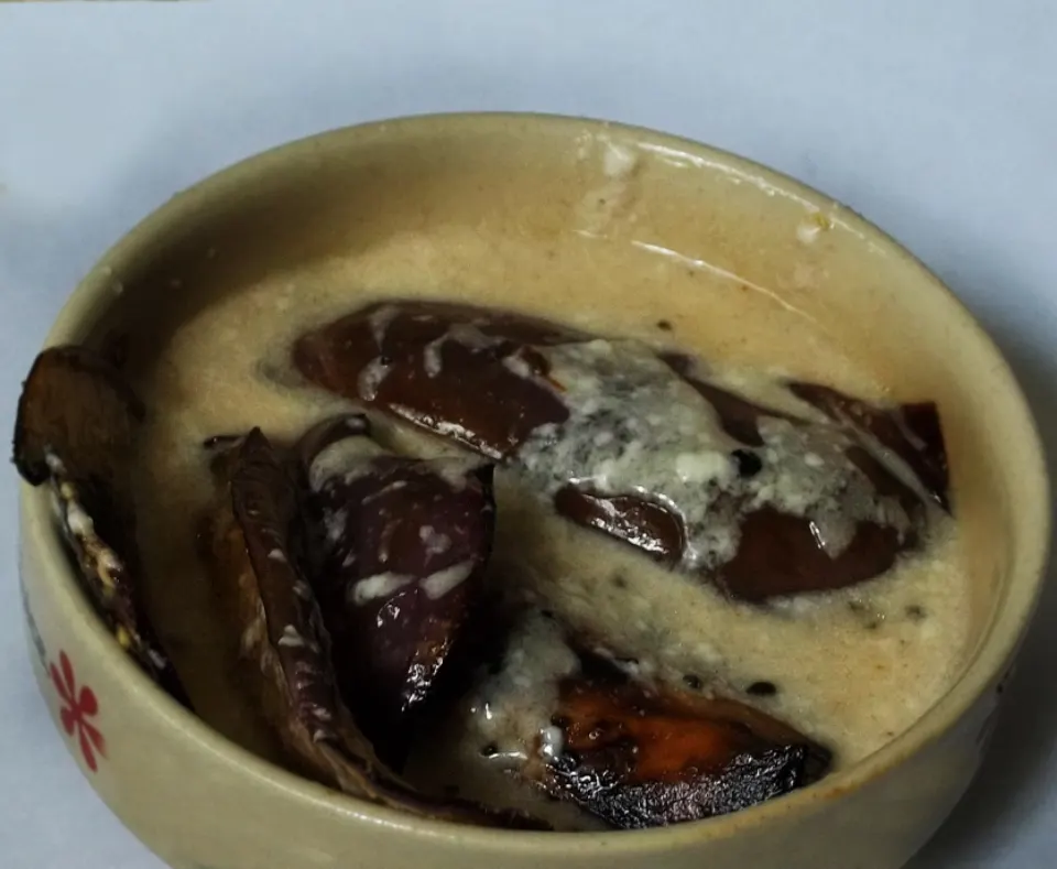 Dahi baigana, reference photograph for the food guide