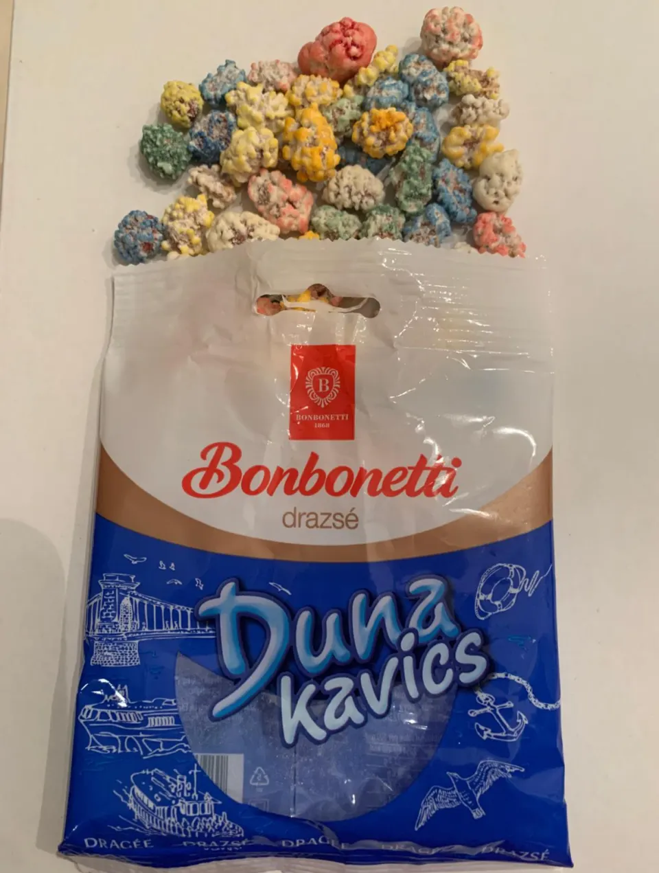 Dunakavics, reference photograph for the food guide