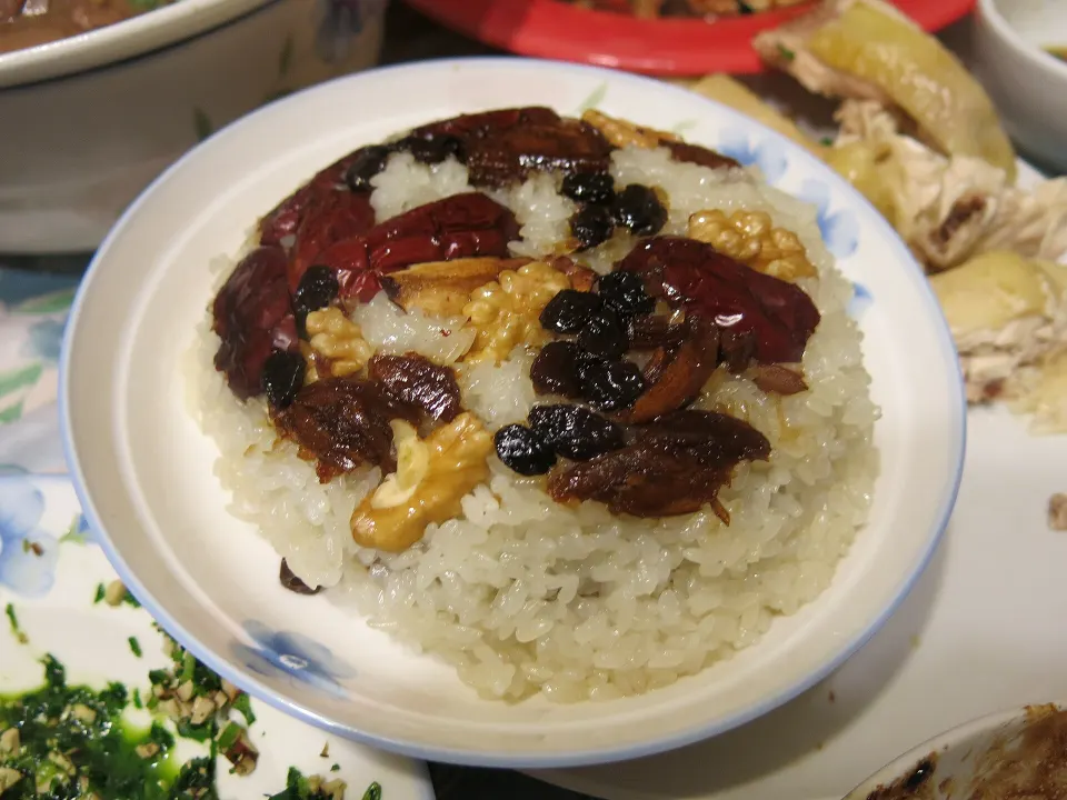 Eight treasure rice, reference photograph for the food guide