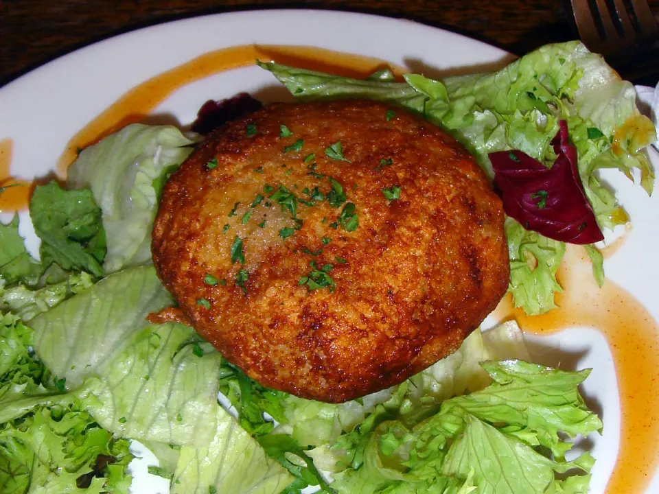 fishcake, reference photograph for the food guide
