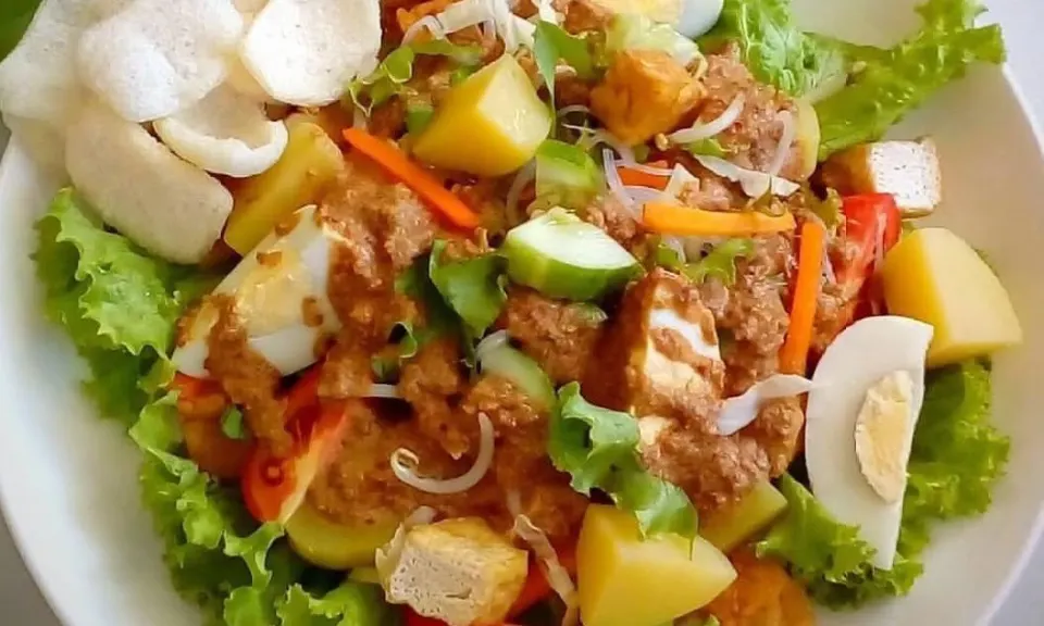 gado-gado, reference photograph for the food guide