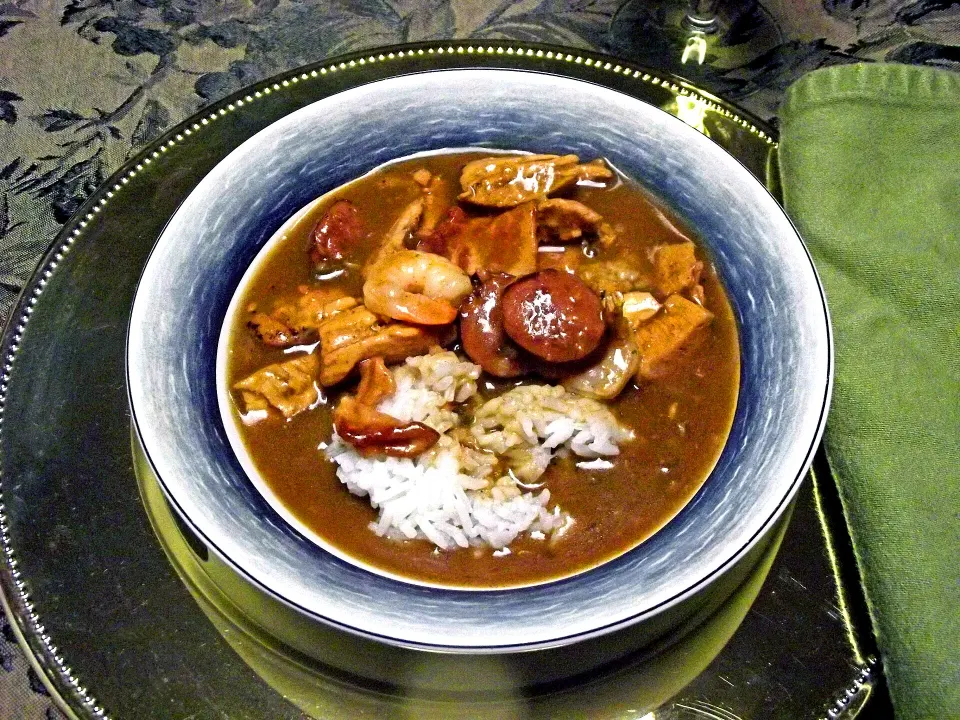 gumbo, reference photograph for the food guide