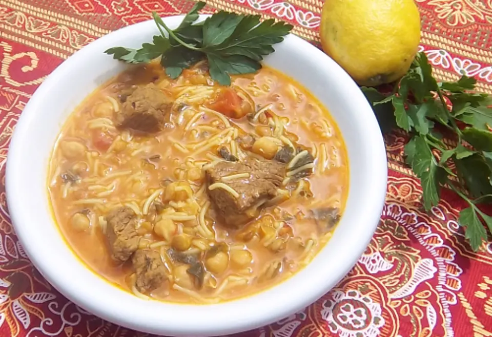 Harira, reference photograph for the food guide