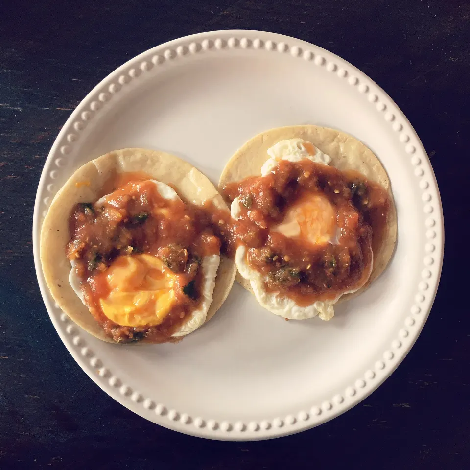 huevos rancheros, reference photograph for the food guide