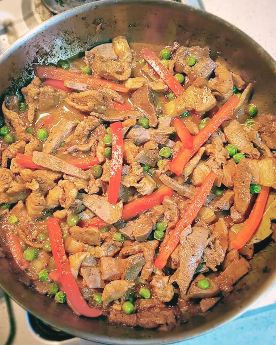 Igado, reference photograph for the food guide