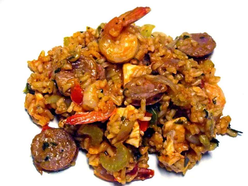 jambalaya, reference photograph for the food guide