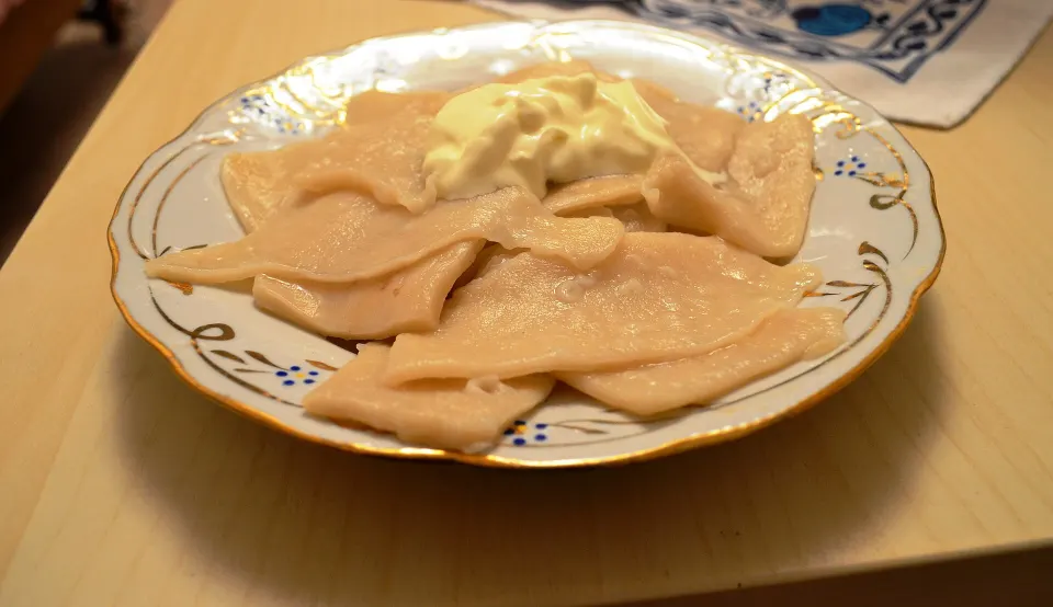 lazanki, reference photograph for the food guide
