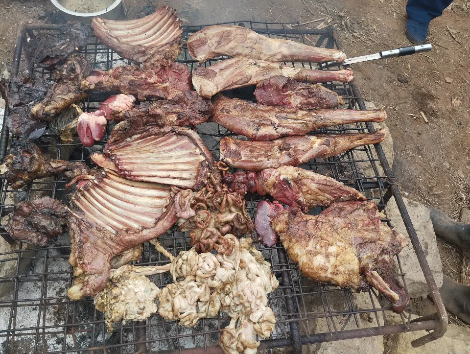 Nyama choma, reference photograph for the food guide