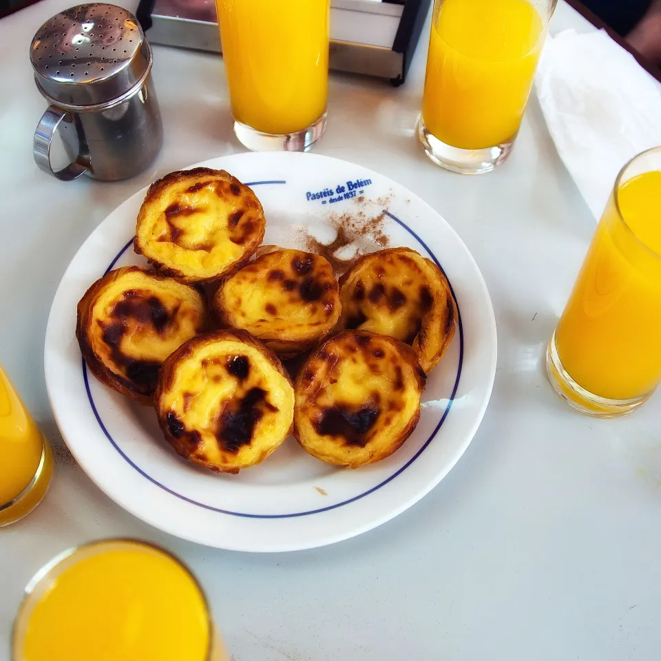 pastel de nata, reference photograph for the food guide