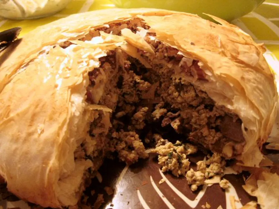 Pastilla, reference photograph for the food guide