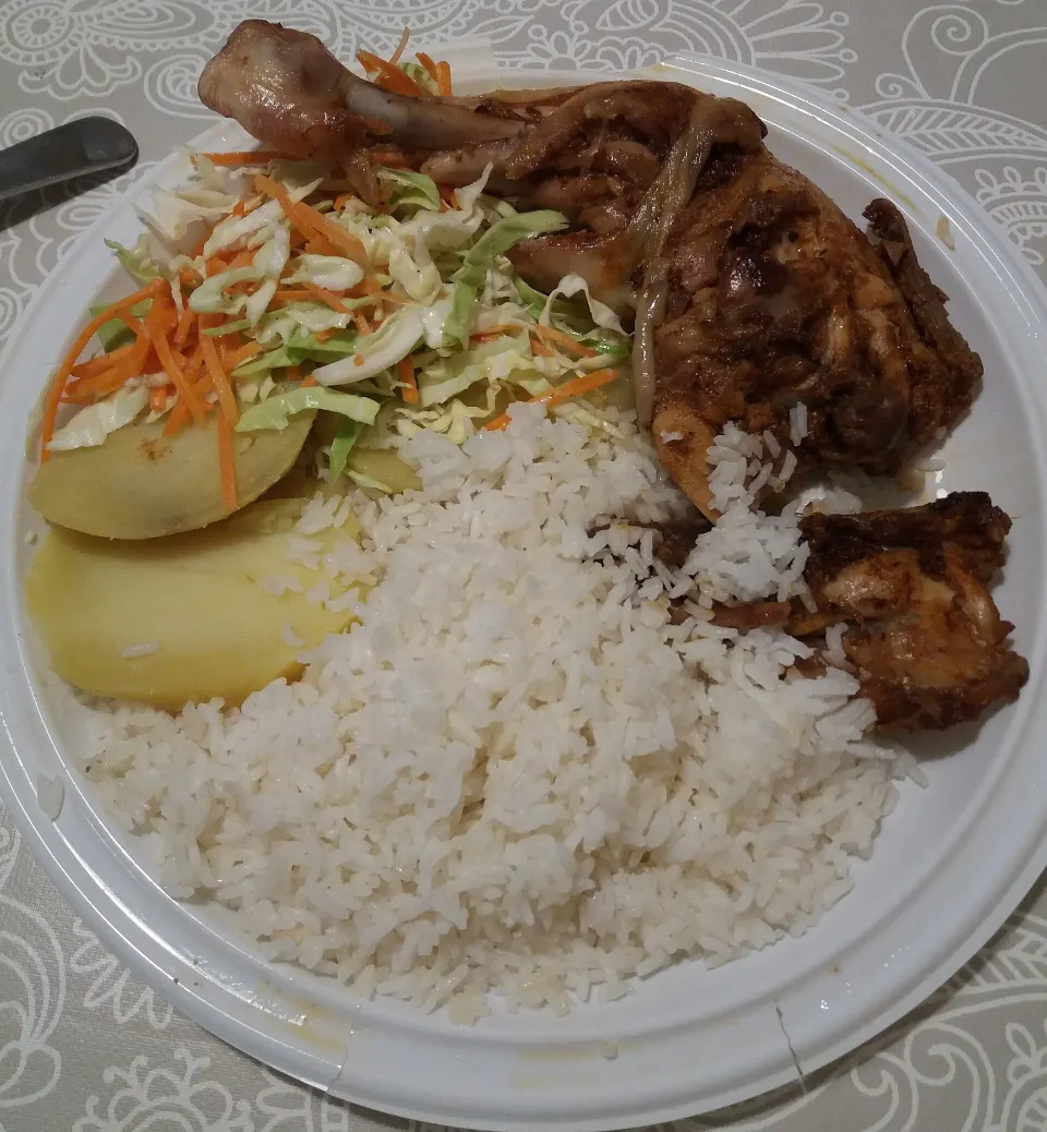 Peruvian pollada, reference photograph for the food guide