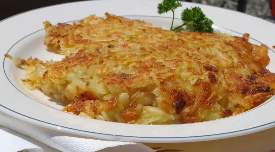 rösti, reference photograph for the food guide