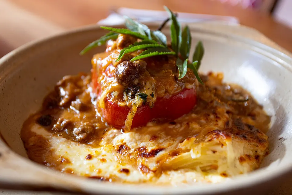 Rocoto relleno, reference photograph for the food guide