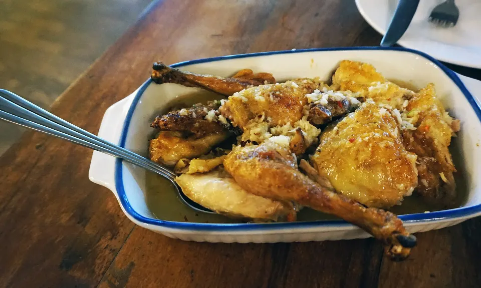 Shkmeruli, reference photograph for the food guide