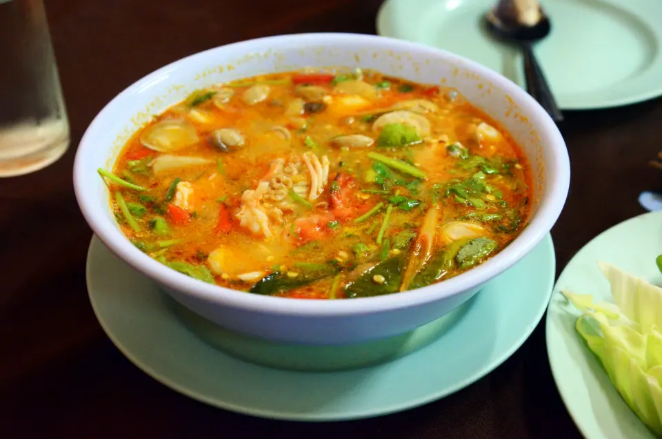 tom yum, reference photograph for the food guide