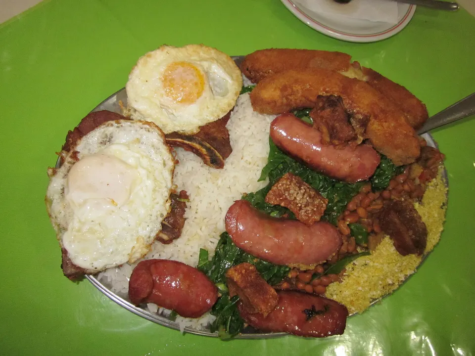 Virado, reference photograph for the food guide