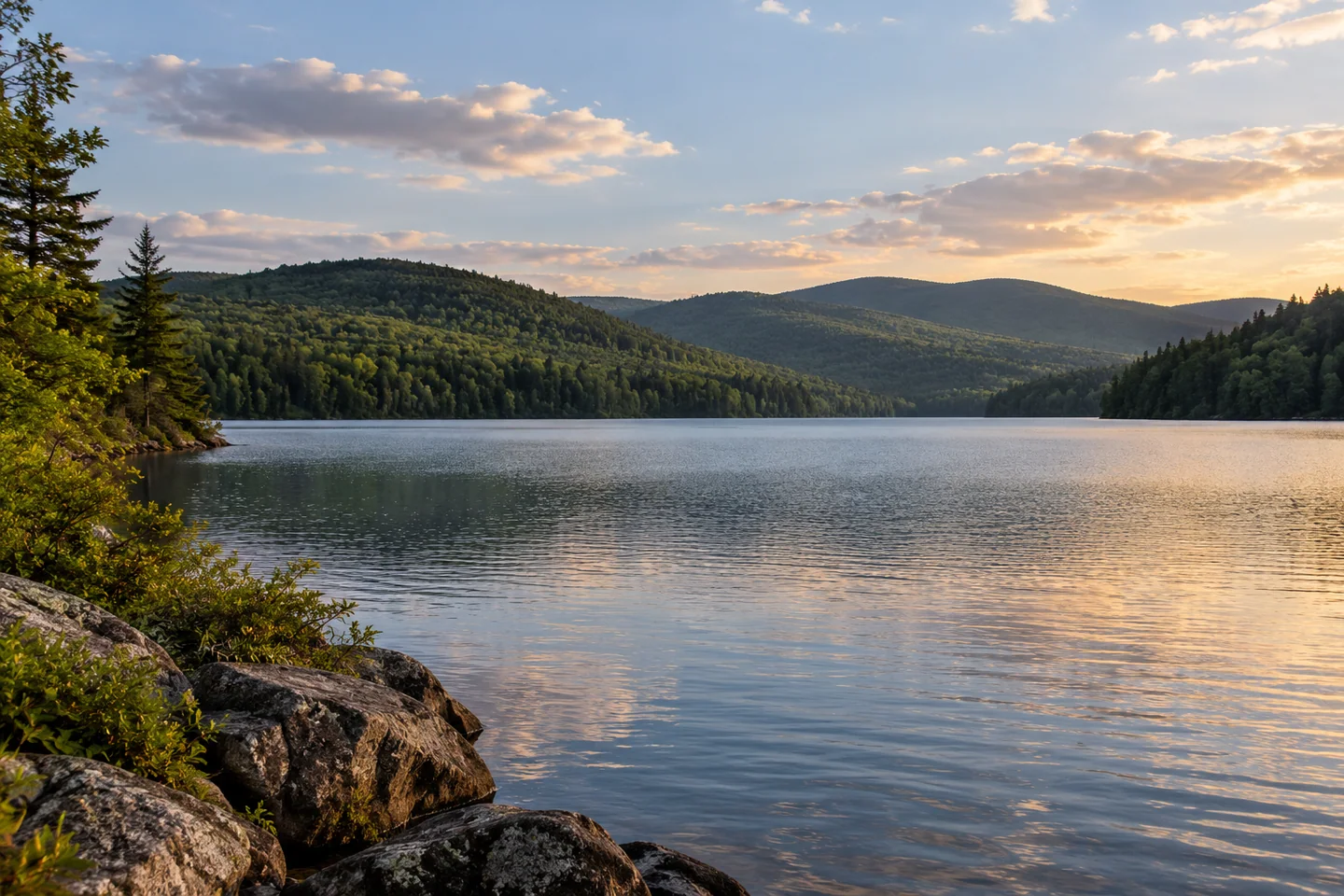 Alford Lake — AI-generated editorial illustration