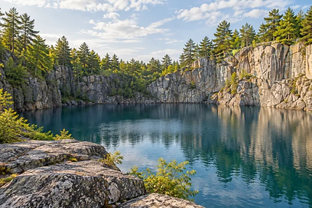 Booth's Quarry Town Park — AI-generated editorial illustration