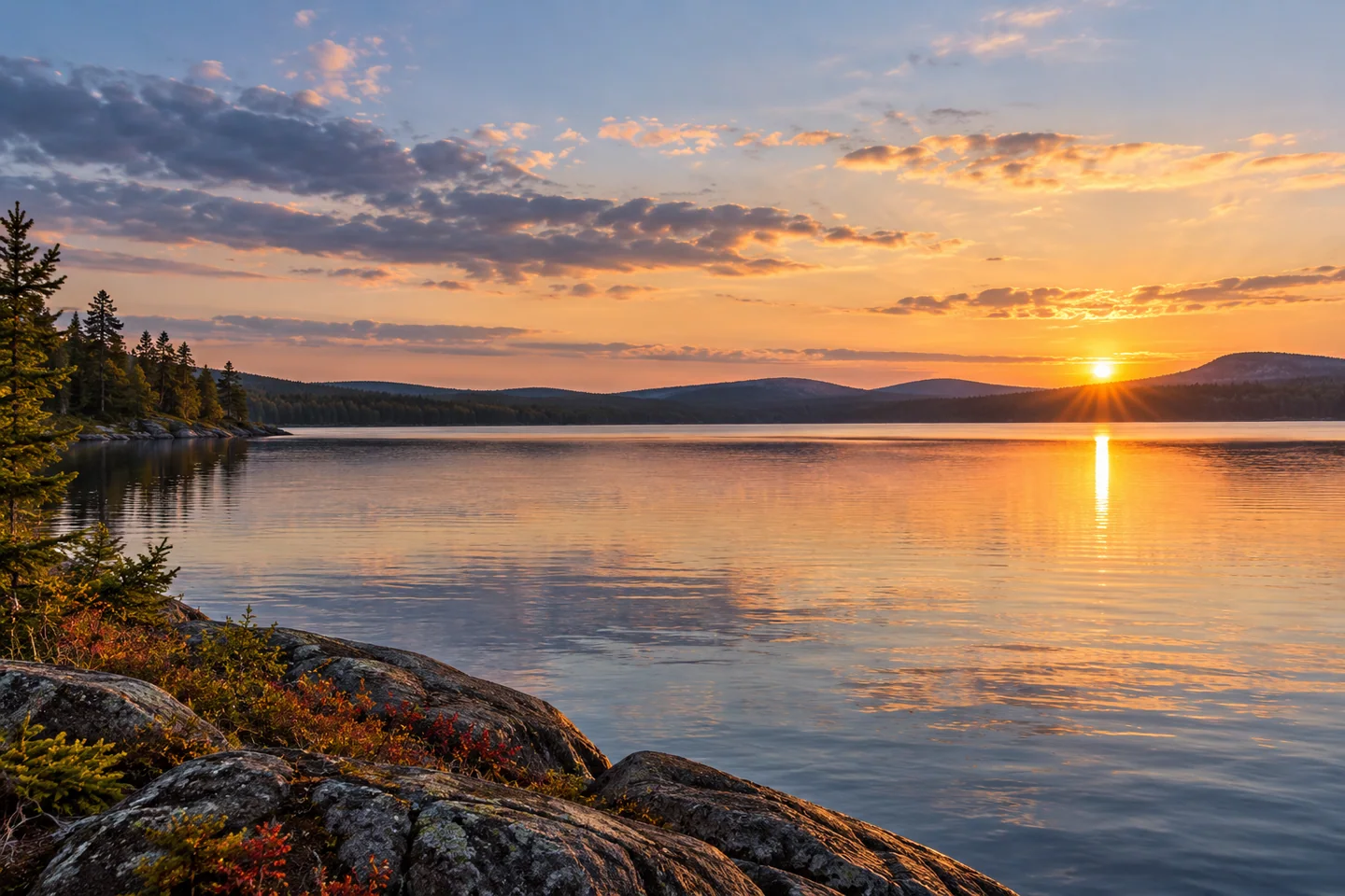 Chemquasabamticook Lake — AI-generated editorial illustration