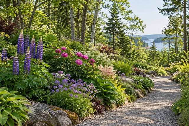 Coastal Maine Botanical Gardens — AI-generated editorial illustration