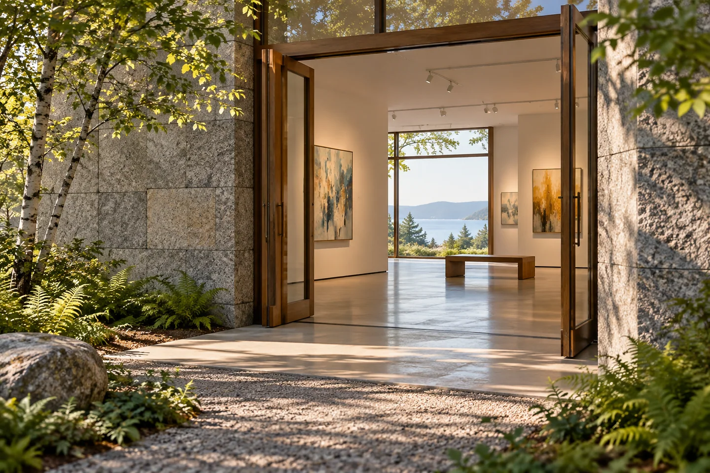 Ethel H. Blum Gallery — AI-generated editorial illustration
