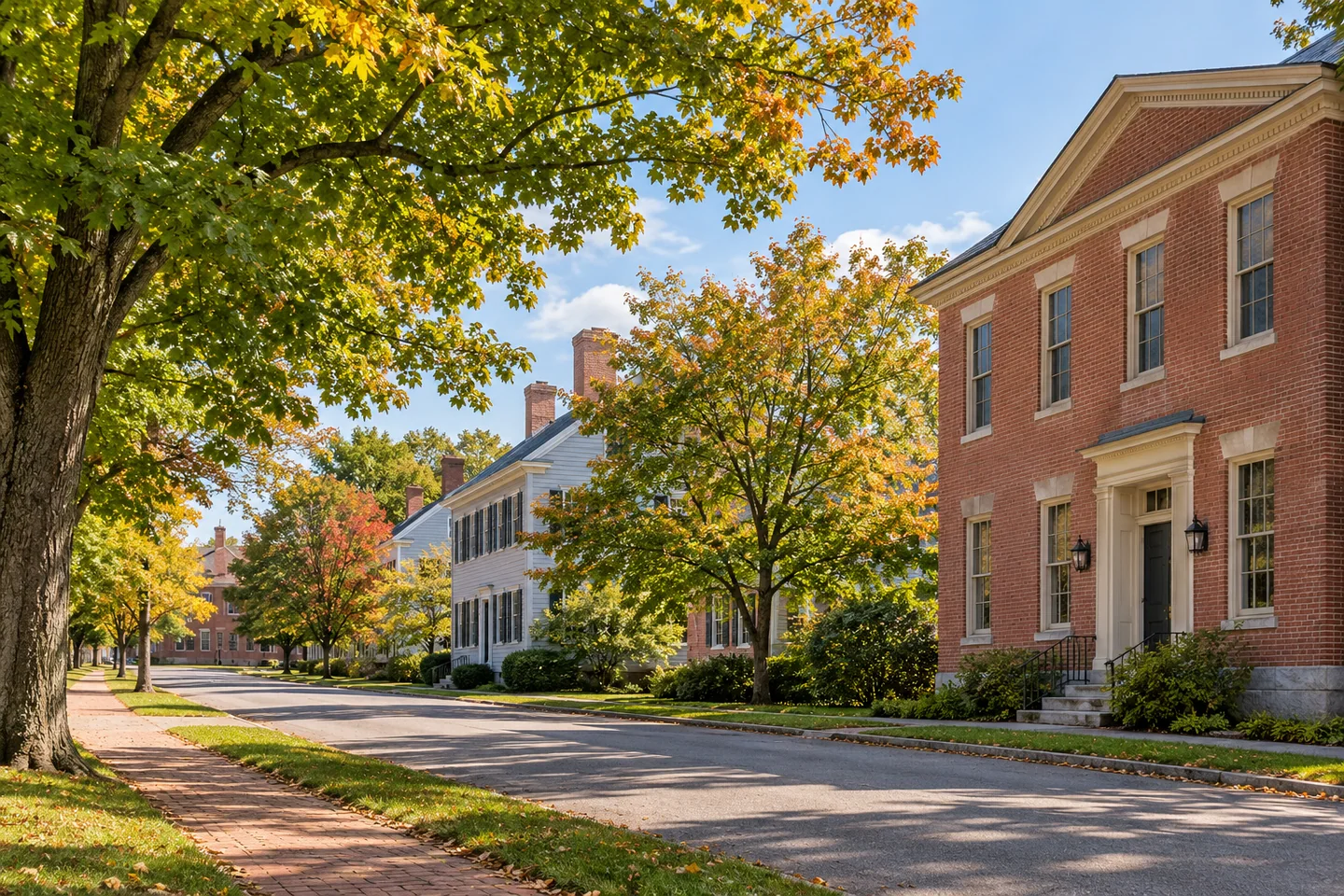 Gorham Campus Historic District — AI-generated editorial illustration