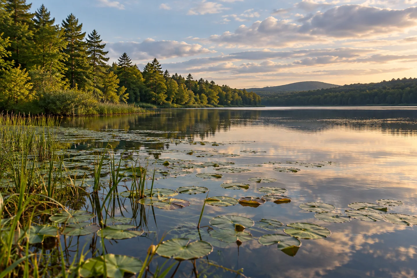 Hamilton Pond — AI-generated editorial illustration