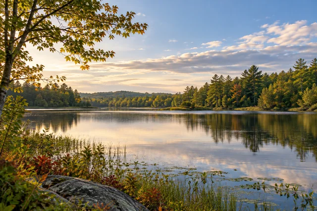 Hooper Pond Preserve — AI-generated editorial illustration