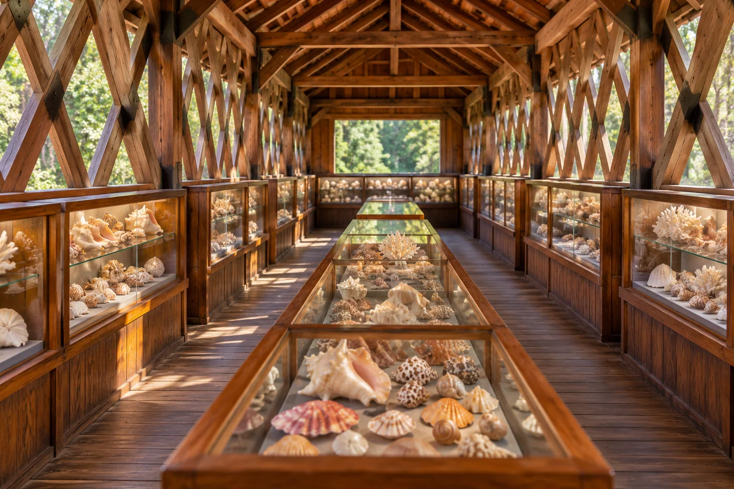 Kenneth E. Stoddard Shell Museum — AI-generated editorial illustration