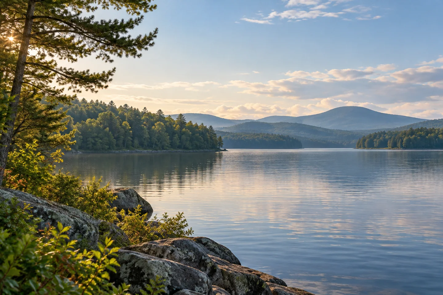 Kezar Lake — AI-generated editorial illustration