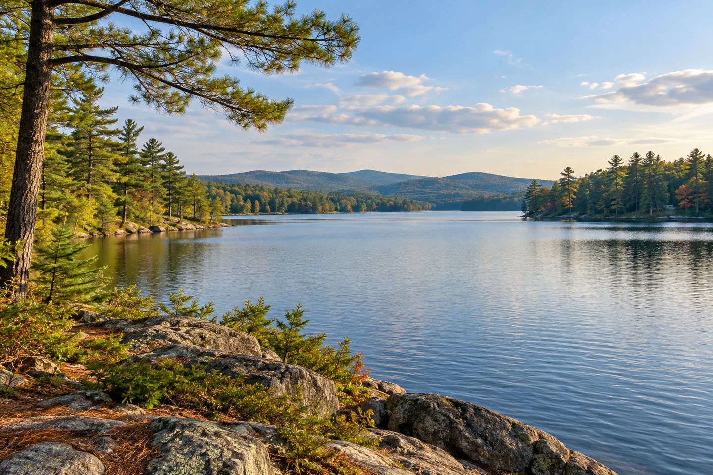 Little Ossipee Pond — AI-generated editorial illustration