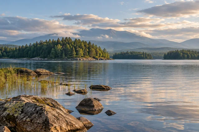 Millinocket Lake — AI-generated editorial illustration